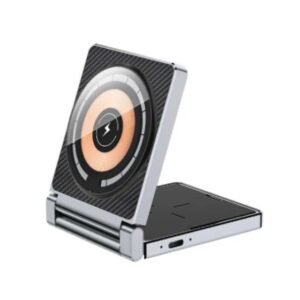2-in-1 Magnetic Wireless Charging Dock | 15W Fast Foldable Charger for iPhone 15 & 14 Series